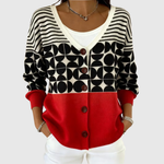 Knusse cardigan met knopen