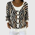 Knusse cardigan met knopen