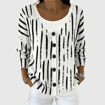 Knusse cardigan met knopen
