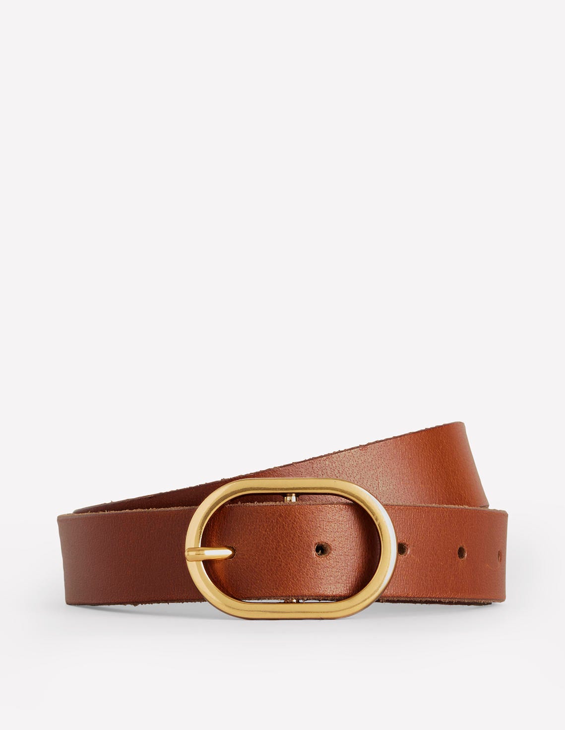 Classic Leather Belt Tan - front