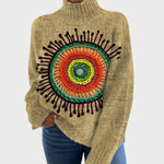 Coltrui met artistiek dessin