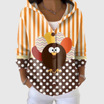 Knusse cardigan met kap