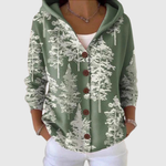 Knusse cardigan met kap