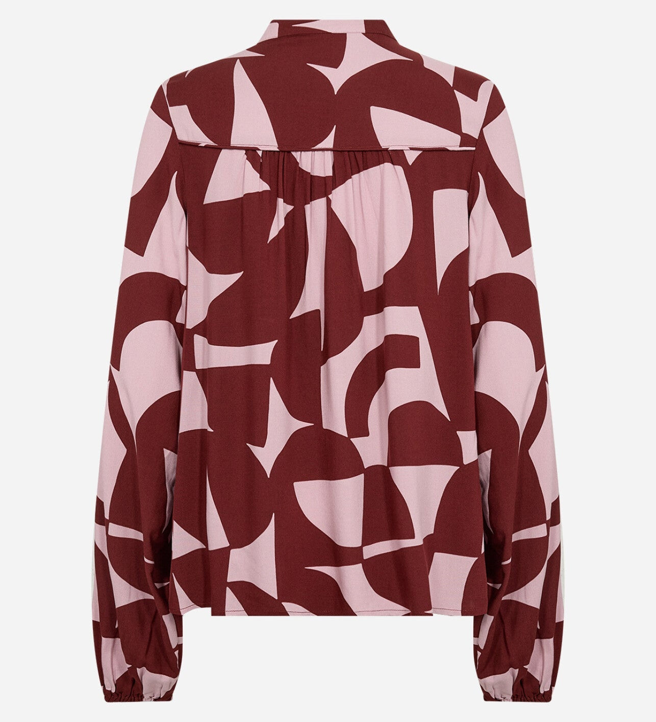 Blouse met abstracte print