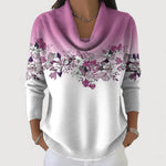 Bloemenprint coltrui lila