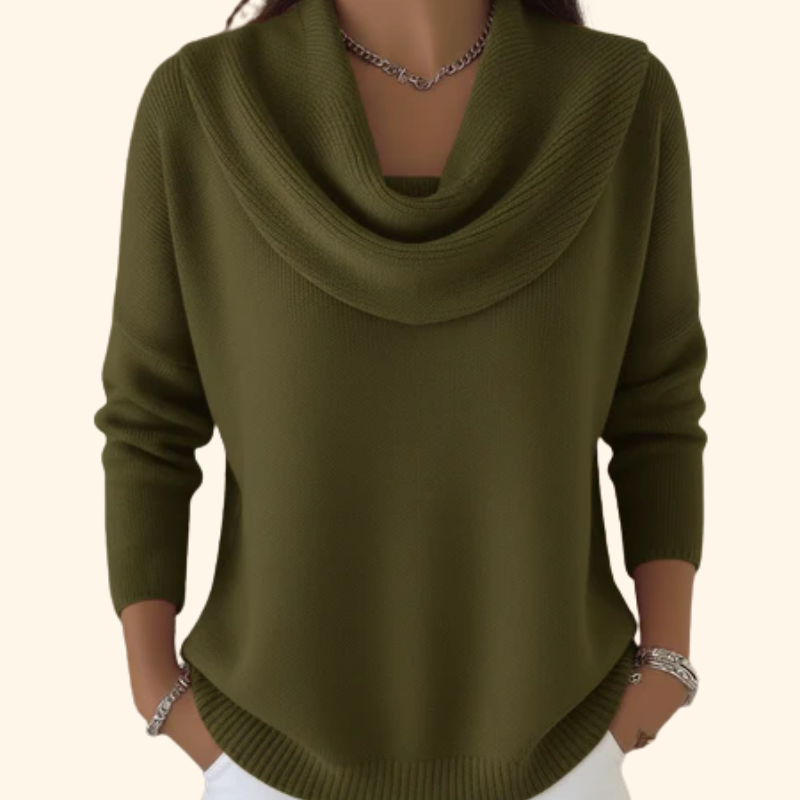Draped coltrui groen