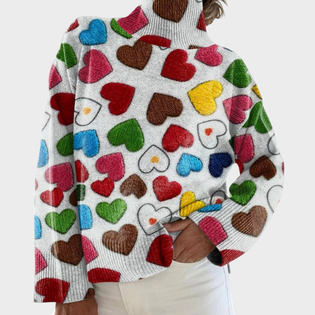 Coltop met kunstprint