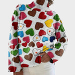 Coltop met kunstprint