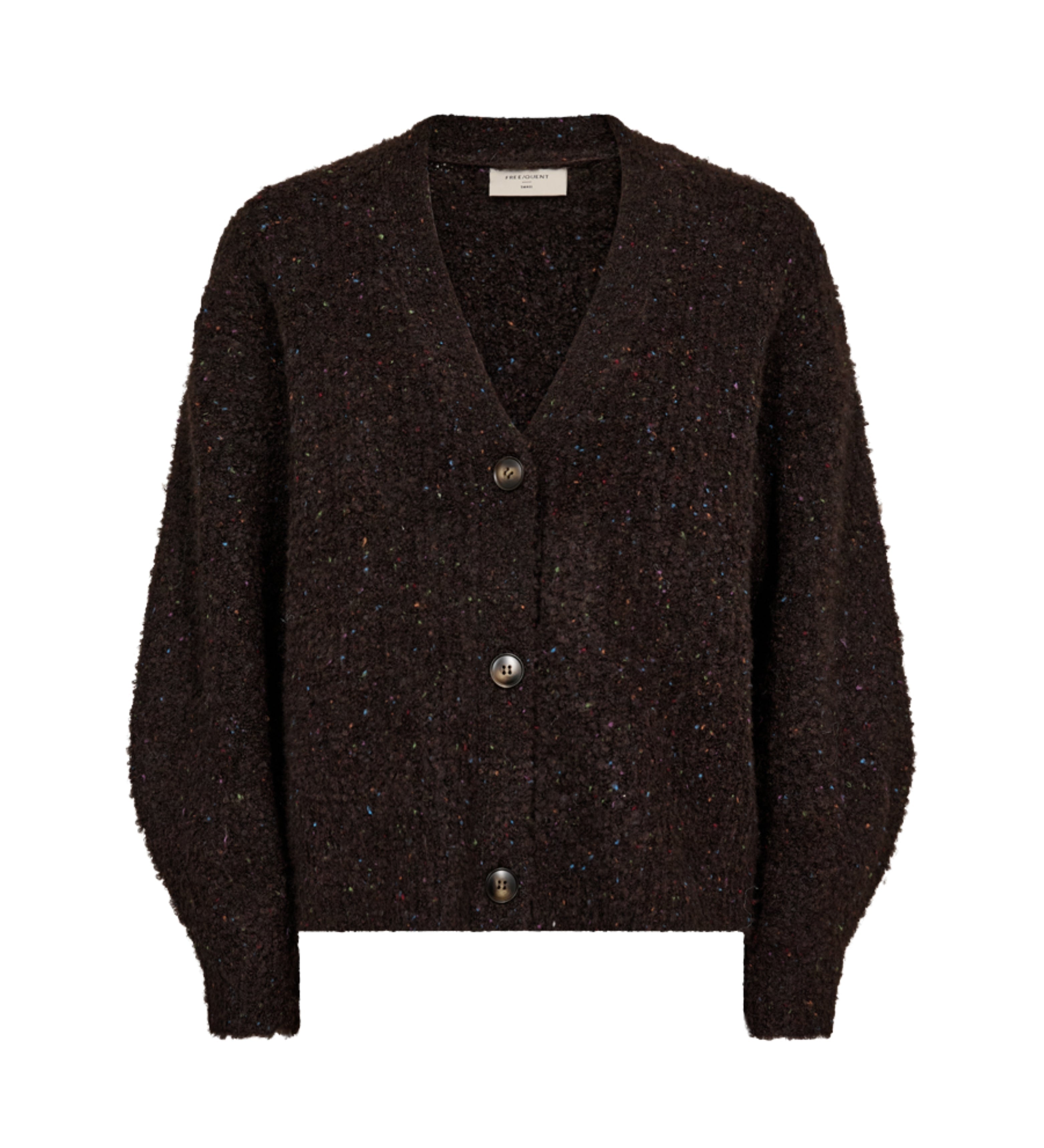 Gebreid vest met V-hals