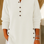 Henley tuniek wit