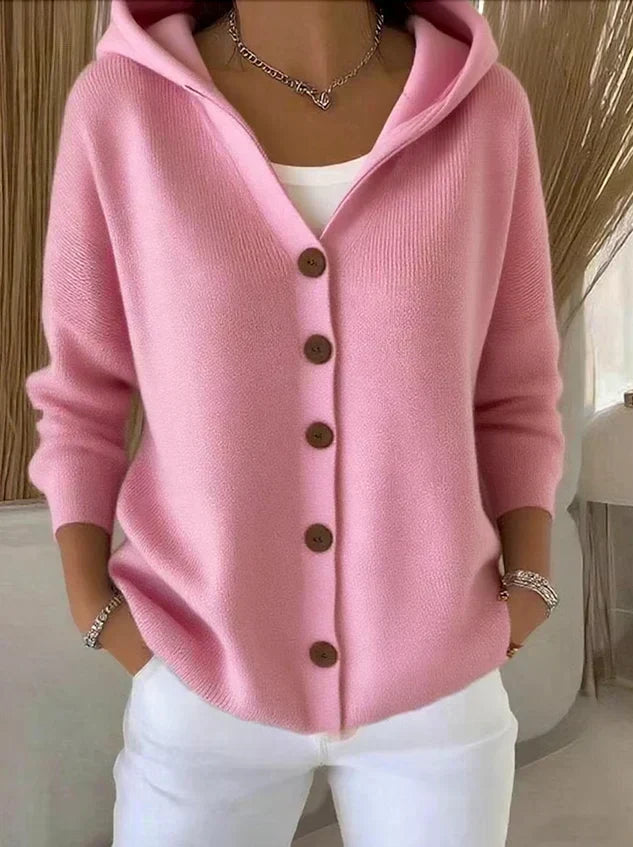 Cardigan met kap