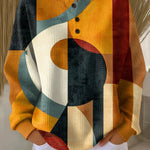 Wafeltrui met geometrisch patroon