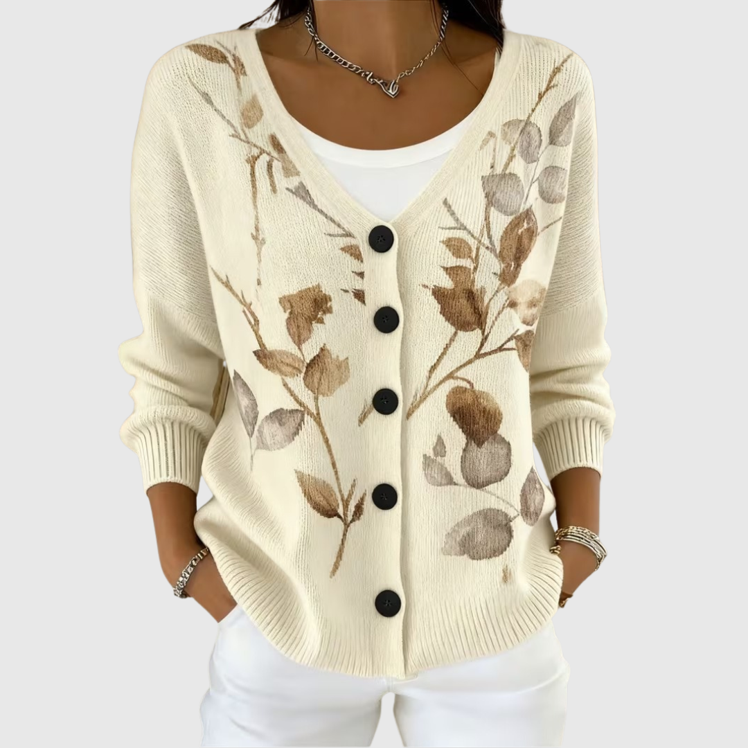 Knusse cardigan met knopen
