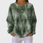 Groene kerstboom trui