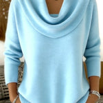 Draped coltrui hemelsblauw