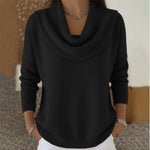 Draped coltrui zwart