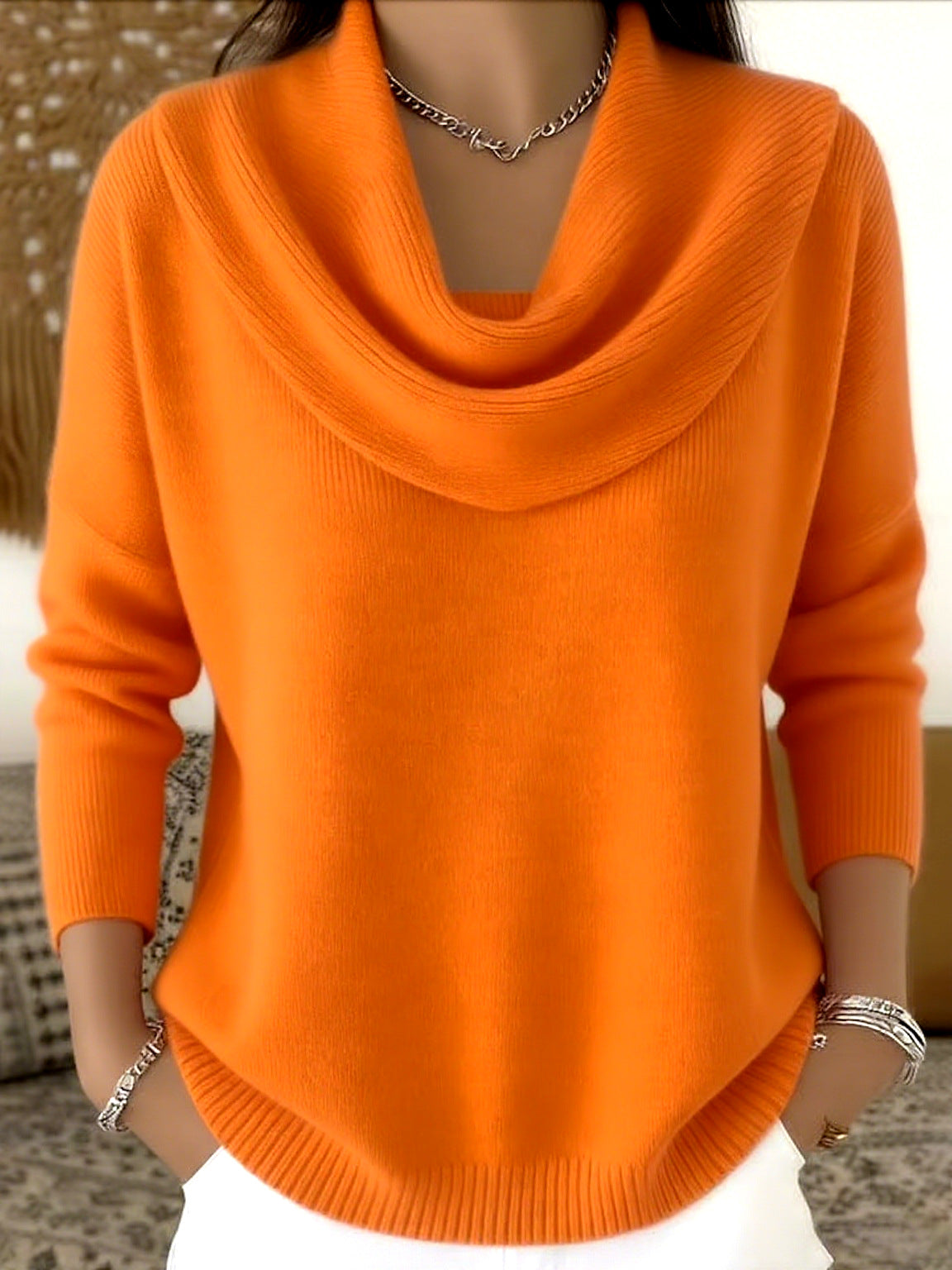 Draped coltrui oranje
