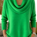 Draped coltrui lichtgroen