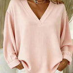 Roze elegante blouse