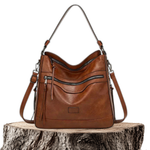 Vintage leren handtas