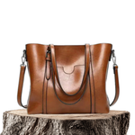 Luxe leren handtas