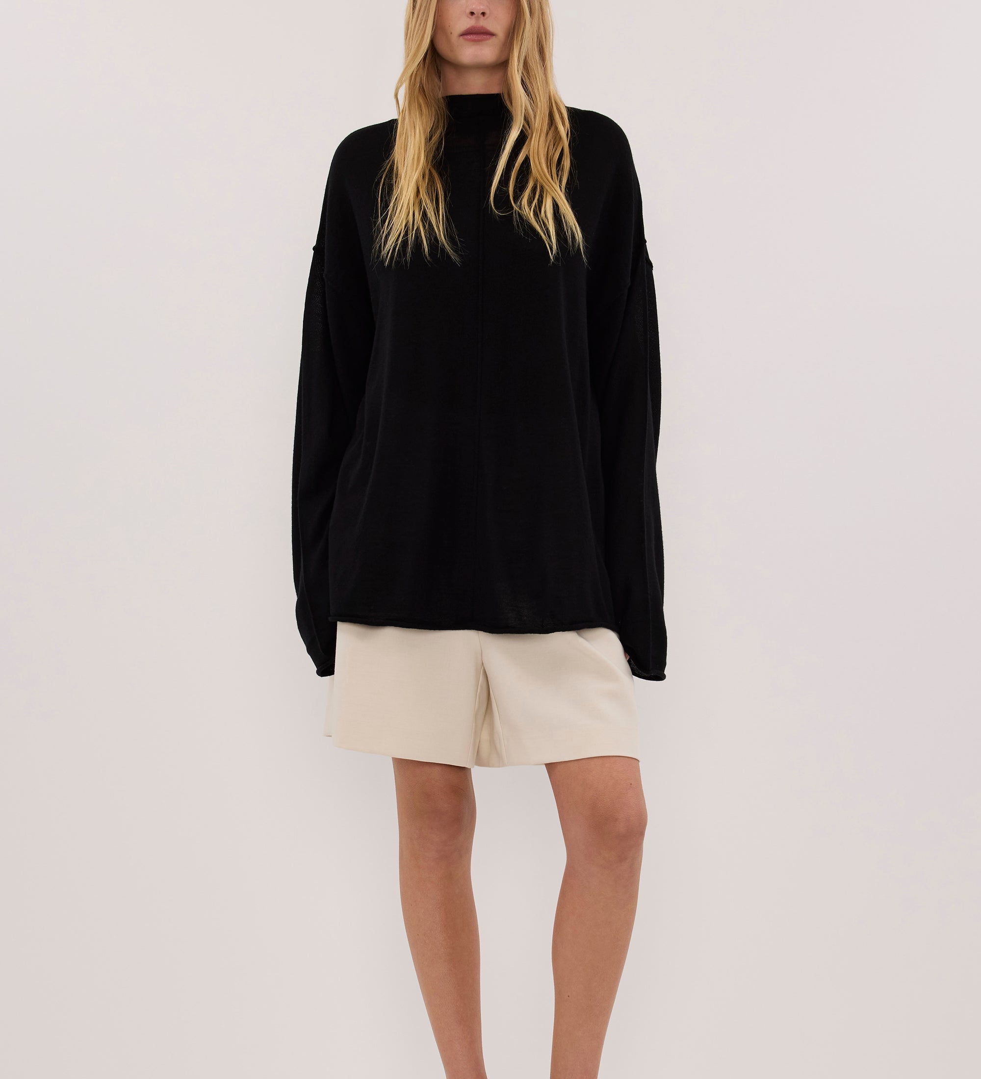 Virelle merino gebreide top