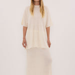 Teagan longline linnen T-shirt