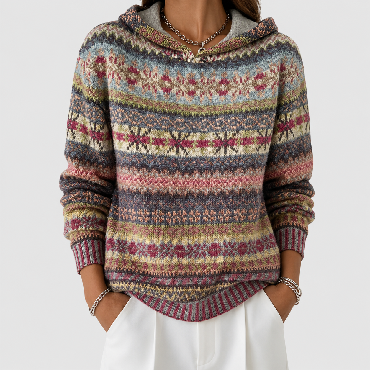 Retro boho sweatshirt