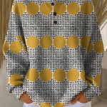 Retro geometrische trui